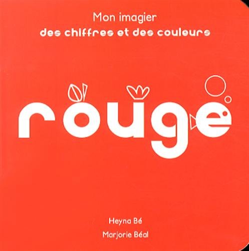 9782353661930: Imagier des chiffres et des couleurs - rouge