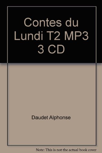 9782353830947: Contes du Lundi T2 MP3 3 CD