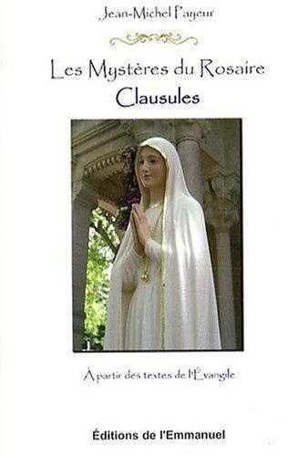 9782353890392: Les Mystres du Rosaire: Clausules
