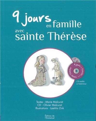 Beispielbild fr 9 jours en famille avec sainte Thrse : Livre + CD zum Verkauf von Ammareal