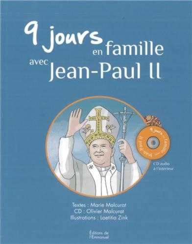 Beispielbild fr 9 jours en famille avec Jean-Paul II : Livre + CD zum Verkauf von Ammareal