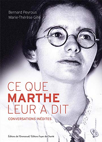 9782353894192: Ce que Marthe leur a dit: Conversations indites