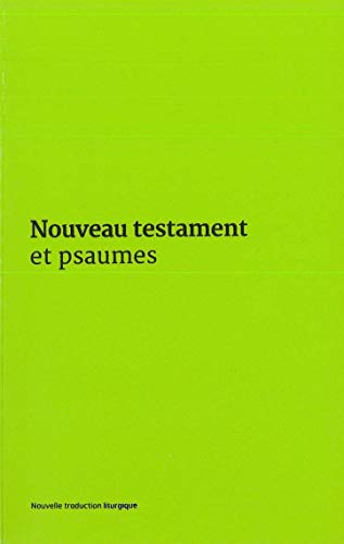 9782353894499: Nouveau Testament et Psaumes : Couverture vinyle verte