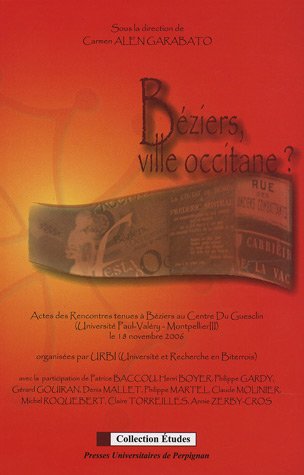 Beispielbild fr Bziers, ville occitane ? zum Verkauf von Chapitre.com : livres et presse ancienne