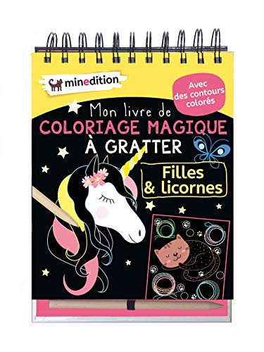 Beispielbild fr Mon livre de coloriage magique  gratter - Filles & licornes zum Verkauf von Gallix