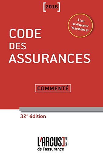 Beispielbild fr Code des assurances 2016 comment zum Verkauf von Ammareal