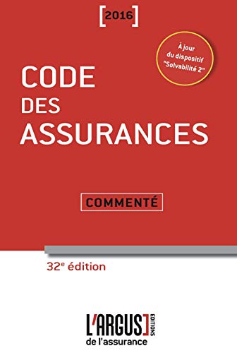 Stock image for Code des assurances 2016 comment for sale by Ammareal