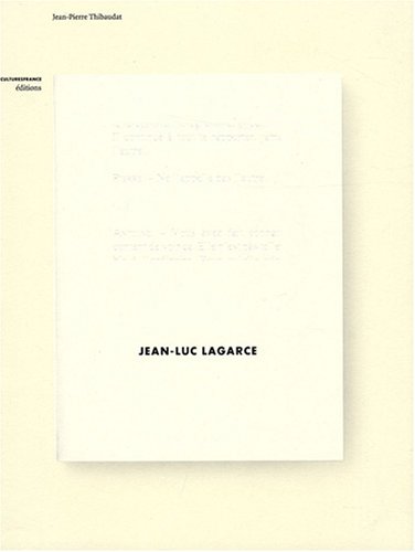 Imagen de archivo de Jean-Luc Lagarce a la venta por medimops