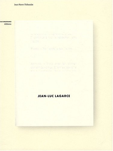Stock image for Jean-Luc Lagarce for sale by medimops