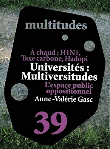 Stock image for Multitudes N39 / Universit et Espace Public Opposition for sale by Buchpark