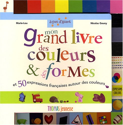 Stock image for Mon Grand Livre Des Couleurs & Des Formes : Et 50 Expressions Franaises Autour Des Couleurs for sale by RECYCLIVRE