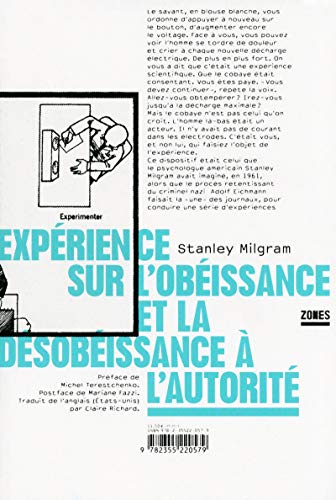 Beispielbild fr Exprience Sur L'obissance Et La Dsobissance  L'autorit zum Verkauf von RECYCLIVRE