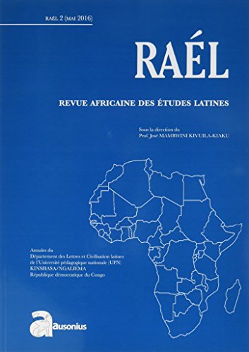 Stock image for RAEL REVUE AFRICAINE DES ETUDES LATINES [Broch] for sale by BIBLIO-NET