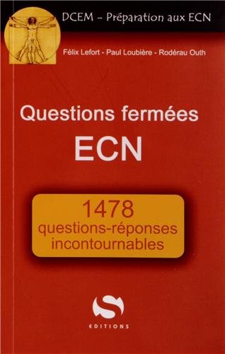 Stock image for Questions fermes ECN 1478 rponses incontournables for sale by Ammareal