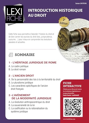 Stock image for Introduction historique au droit: 2e dition for sale by Ammareal