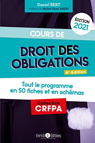 Beispielbild fr Cours de droit des obligations 2021: Tout le programme en 50 fiches et en schmas zum Verkauf von Buchpark