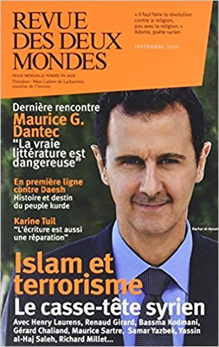 Beispielbild fr Revue des Deux Mondes Septembre 2016 zum Verkauf von Ammareal