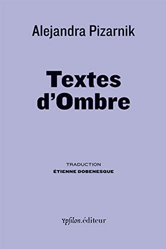 Stock image for Textes d'Ombre for sale by Gallix