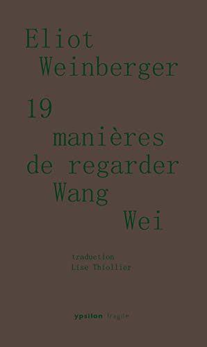 Beispielbild fr 19 manires de regarder Wang Wei zum Verkauf von medimops