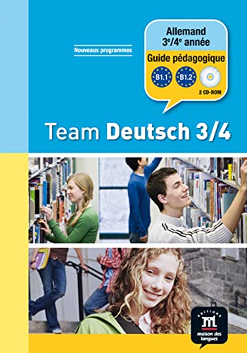 Imagen de archivo de Team Deutsch 3e/4e anne : CD-ROM Guide pdagogique (4CD audio) a la venta por medimops