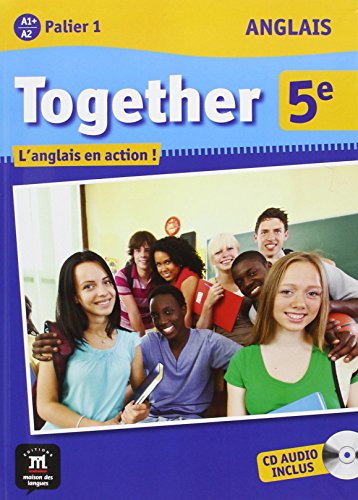 9782356851192: Anglais 5e Together A1+/A2 Palier 1: L'anglais en action !