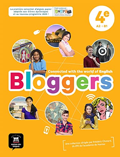 9782356854520: Anglais 4e A2-B1 Bloggers : Livre de l'lve