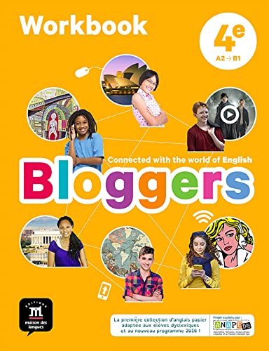 Beispielbild fr Bloggers 4e (A2-B1) - Workbook d'anglais zum Verkauf von Ammareal