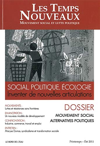 Imagen de archivo de Revue les Temps Nouveaux T. 3: Social,Politique,cologie a la venta por Buchpark