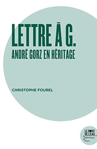 Beispielbild fr Lettre  G [Broch] Fourel, Christophe zum Verkauf von BIBLIO-NET