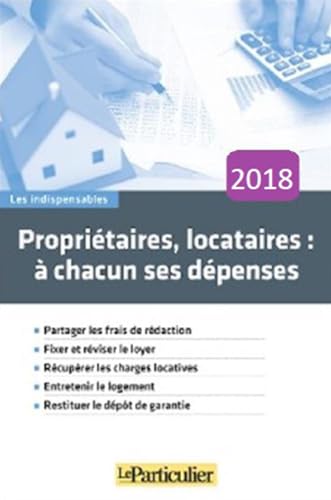 Stock image for Propritaires, locataires,  chacun ses dpenses for sale by medimops