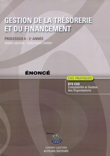 9782357651197: gestion de la trsorerie et du financement nonc ; processus 6 ; BTS CGO, 2e anne ; pochette de l'lve