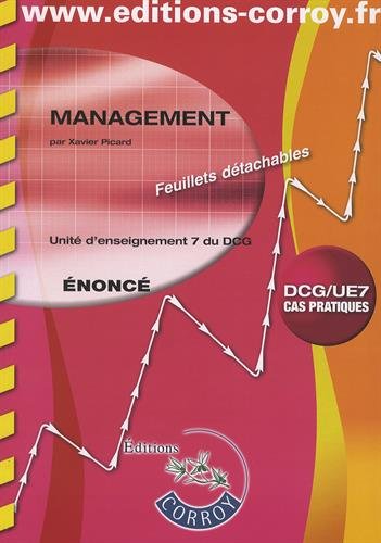 Imagen de archivo de Management DCG 7: Enonc Picard, Xavier a la venta por BIBLIO-NET