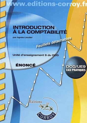Stock image for Introduction  la comptabilit nonc: UE 9 du DCG for sale by medimops