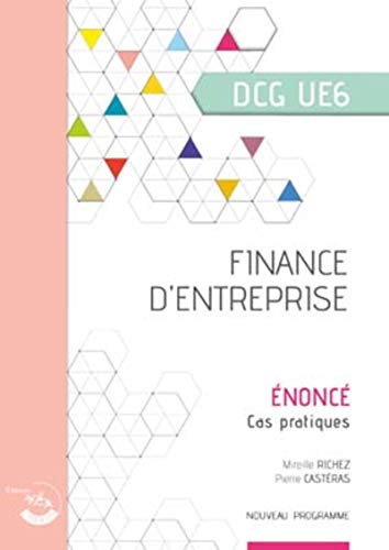 Stock image for Finance d'entreprise - nonc: UE 6 du DCG for sale by Ammareal
