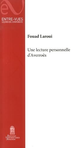 9782357680098: Une lecture personnelle d'Averros