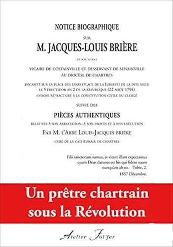 Stock image for Notice biographique sur M. Jacques-Louis Brire for sale by Ammareal