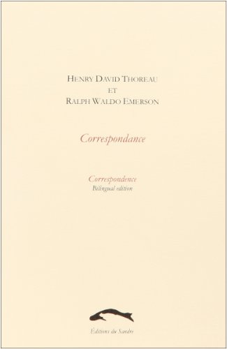 CORRESPONDANCE (9782358210287) by THOREAU, Henry D.; EMERSON, Ralph Waldo