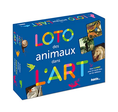 9782358322140: Loto des animaux dans l'art: Avec 4 plateaux, 24 cartes et 1 livret