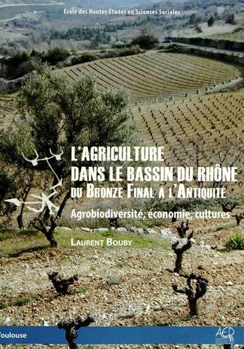 9782358420112: L'agriculture dans le bassin du Rhne du Bronze final  l'Antiquit: Agrobiodiversit, conomie, cultures