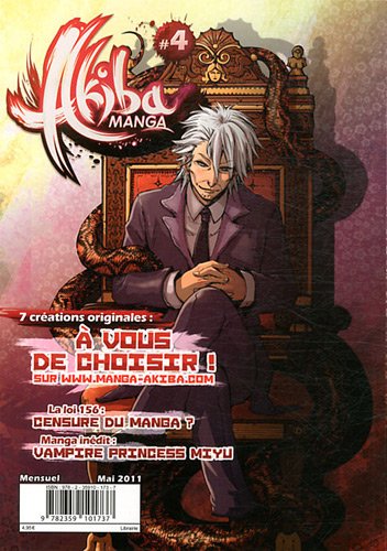 Beispielbild fr Akiba Manga, N 4, Mai 2011 : zum Verkauf von Ammareal