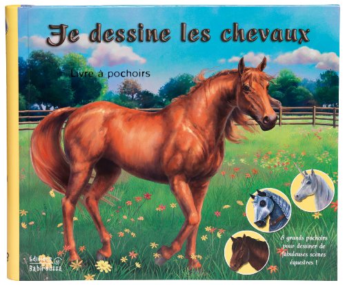 Stock image for Je dessine les chevaux : Livre  pochoir for sale by Ammareal