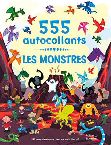 Beispielbild fr Les monstres : 555 autocollants zum Verkauf von Revaluation Books