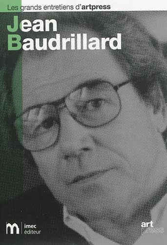 9782359430158: Jean Baudrillard (Les grands entretiens d'artpress)