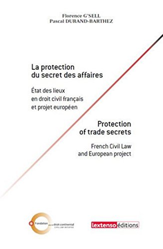 Stock image for La protection du secret des affaires : Etat des lieux en droit civil franais et projet europen for sale by Revaluation Books