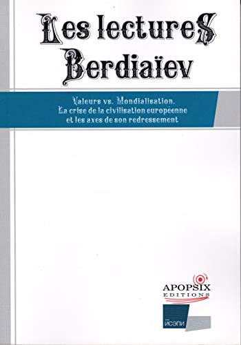9782359791341: "Les lectures Berdiaiev"