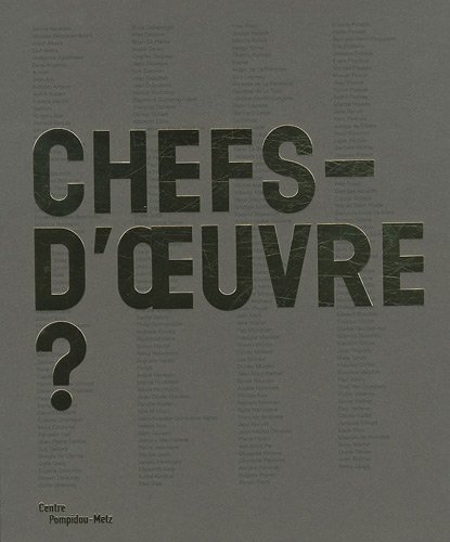 Beispielbild fr Chefs-d'oeuvre ? zum Verkauf von medimops