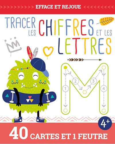 9782359904758: Tracer les lettres et les chiffres : 40 cartes et 1 feutre