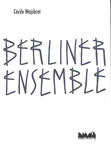 Beispielbild fr Berliner ensemble zum Verkauf von Ammareal