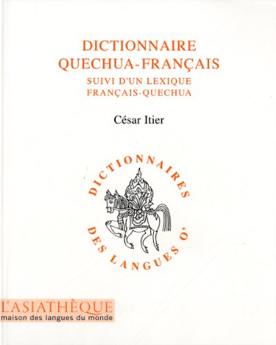 Beispielbild fr Dictionnaire quchua-franais zum Verkauf von medimops