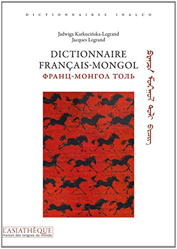 Beispielbild fr Dictionnaire franais-mongol zum Verkauf von Gallix